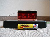 Abgastemperaturanzeige